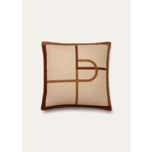 Loro Piana - Cushion Deco Signature Cash, Nutmeg/Biscuit/Café Au Lait, Size: NR