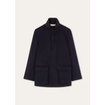 Loro Piana - Winter Voyager Caban Baby Cash Drap Storm, Man, Light Midnight Blue, Size: L