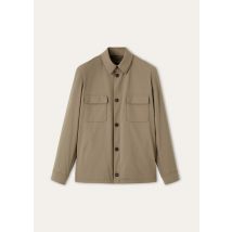 Loro Piana - Loro Piana Overshirt Wind Stretch Storm, Man, Thyme, Size: 56