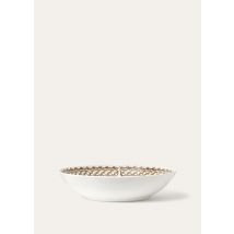 Loro Piana - Soup Plate 19 Cm Punti A Maglia, Beige/Bordeaux/Ocre, Size: NR