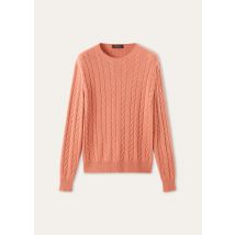 Loro Piana - Cedar Crewneck Sweater Cash Gg 8, Man, Autumn Sunset Mel, Size: 48