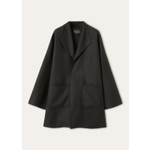 Loro Piana - Jeff Sb Coat Royal Lightness, Woman, Black Pine, Size: 38