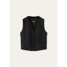Loro Piana - Kilian Vest Barathea A, Woman, Black, Size: 36