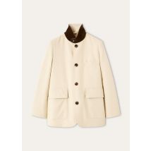 Loro Piana - Roadster Mini Jacket Heavy Silk, Woman, Silent Armony, Size: 44