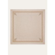 Loro Piana - Butterfly Garden Embrodeidered Shawl 140 Cash, Woman, Pink Sand Melange Embroidery, Size: NR