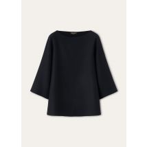 Loro Piana - Mara 3/4 Shirt Royal Lightness, Woman, Blue Navy, Size: 42