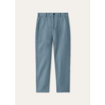 Loro Piana - Dustin Trousers Light Cotton Linen Silk Rain, Herren, Blurred Clouds, Größe: 46