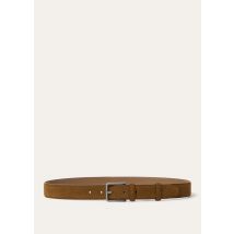 Loro Piana - Mayfair 32 Mm Smooth Suede, Man, Savana Bark/Light Onyx, Size: 95