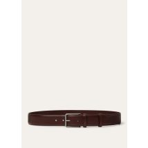 Loro Piana - Mayfair 38 Mm Rustic Leather, Man, Dark Coffe/Light Onyx, Size: 95