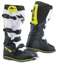 REBAJAS Botas de motocross TCX Boots X-BLAST - BLANCO NEGRO YELLOW FLUO 2023
