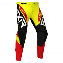 REBAJAS Pantalón de motocross FXR HELIUM YELLOW/NEGRO/ROJO 2021