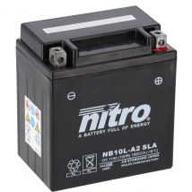 REBAJAS Batería Nitro YB10L-A2 SLA CERRADA TIPO ÁCIDO SIN MANTENIMIENTO/LISTA PARA USAR