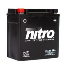 REBAJAS Batería Nitro YTX16-SLA CERRADA TIPO ÁCIDO SIN MANTENIMIENTO/LISTA PARA USAR