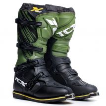 REBAJAS Botas de motocross TCX Boots X-BLAST - NEGRO VERDE YELLOW 2023