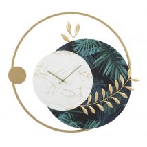 OROLOGIO DA MURO ROUNDY GREEN CM 60X4,5X65