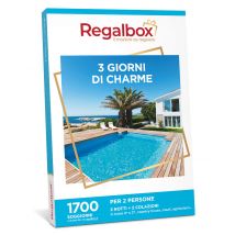 Wonderbox 3 giorni di charme - Cofanetti regalo 2 notti + 2 colazioni Per 2 persone 2000 soggiorni - Idee Regalo di Compleanno