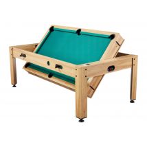 Table Multi Pro Rotative Adulte 7FT - Bois Clair