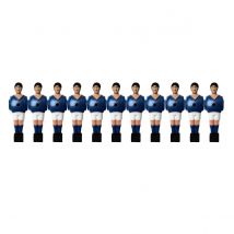Set of 11 blue Scudetto Bistrot players