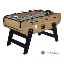 Bistro table football, imitation old oak
