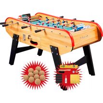 Baby foot Bar en Bois Clair + Pack Essentiel (balles+kit entretien)