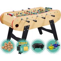 Baby foot Campo + Pack Premium (balles+kit entretien+housse+maillots)