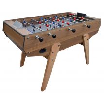 Baby Foot Petiot Exterior resin wood effect - Longues / Classique Bleu/Blanc (H1) vs Rouge/Blanc (H2) / Anthracite marbré