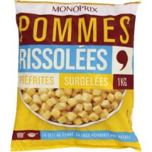 Monoprix pommes rissolées préfrites surgelées 1kg - Monoprix