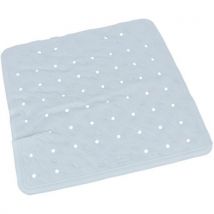 Lichtblauwe Anti-slip Badmat/douchemat 45 X 45 Cm Vierkant