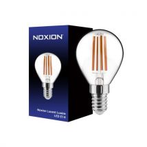 Noxion Lucent Lustre Led E14 Kogel Filament Helder 4.5w 470lm - 827 Zeer Warm Wit | Dimbaar -