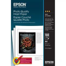 Epson Photo Quality Inkjet Paper - A4 100 Fogli