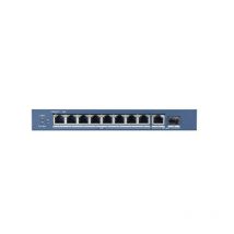 Hikvision DS-3E0510P-E switch di rete Non gestito Gigabit Ethernet (10/100/1000) Supporto Power over (PoE) Blu