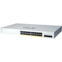 Cisco CBS220-24P-4G Gestito L2 Gigabit Ethernet (10/100/1000) Supporto Power over (PoE) 1U Bianco