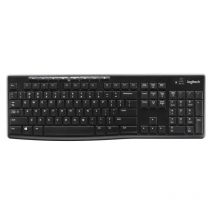 Logitech Wireless Keyboard K270 tastiera RF QWERTZ Tedesco Nero