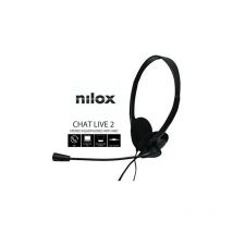 Nilox CHAT LIVE 2 Cuffie In-ear Musica e Chiamate Nero