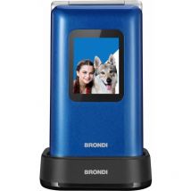 Brondi Amico Prezioso 7.11 cm (2.8") Blu Telefono per anziani