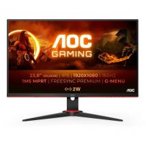 AOC G2 24G2SPAE/BK LED display 60.5 cm (23.8") 1920 x 1080 Pixel Full HD Nero, Rosso