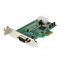StarTech.com Scheda Seriale PCI Express con 1 Porta - Controller PCIe RS232 16550 UART di Espansione DB9 a Profilo Basso