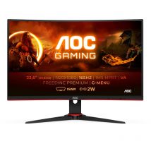 AOC G2 C24G2AE/BK Monitor PC 59.9 cm (23.6") 1920 x 1080 Pixel Full HD LED Nero, Rosso
