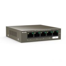 Tenda TEF1105P-4-38W switch di rete Non gestito L2 Fast Ethernet (10/100) Supporto Power over (PoE) Grigio