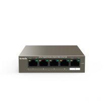 Tenda TEG1105P-4-63W switch di rete Non gestito L2 Gigabit Ethernet (10/100/1000) Supporto Power over (PoE) Nero