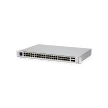 Ubiquiti UniFi USW-48-POE-EU switch di rete Gestito Gigabit Ethernet (10/100/1000) Supporto Power over (PoE) Argento