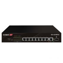 Edimax Switch GS-5210PLG Gestito Gigabit Ethernet (10/100/1000) Supporto Power over (PoE) Nero