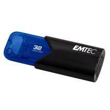 Emtec B110 Click Easy 3.2 unità flash USB 32 GB tipo A Gen 2 (3.1 2) Nero, Blu