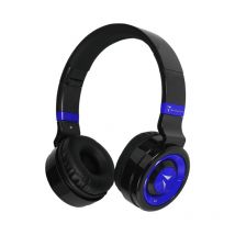 Techmade TM-046-BL cuffia e auricolare Con cavo senza A Padiglione MUSICA Micro-USB Bluetooth Nero, Blu