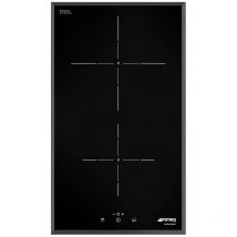 Smeg Universal SI5322B Piano cottura Nero Da incasso 30 cm a induzione 2 Fornello(i)