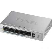 Zyxel GS1005HP Non gestito Gigabit Ethernet (10/100/1000) Supporto Power over (PoE) Argento