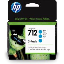 HP Confezione da 3 cartucce di inchiostro ciano originale DesignJet 712 29 ml