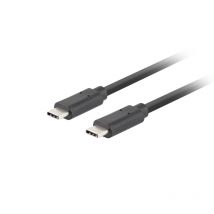 Lanberg CA-CMCM-32CU-0010-BK cavo USB 1 m USB 3.2 Gen 2 (3.1 Gen 2) USB C Nero