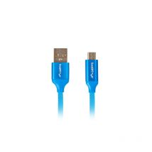 Lanberg CA-USBM-20CU-0018-BL cavo USB 1.8 m 2.0 Micro-USB A Blu