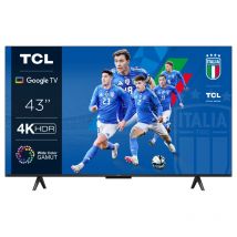 TCL P79 Series Serie P7 Smart TV Nanotecnologia WCG 4K 43" 43P79B, Dolby - Atmos, Google TV